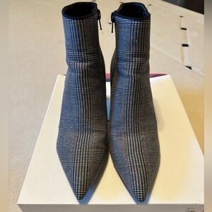 Cabi plaid Dandy  boot size 9